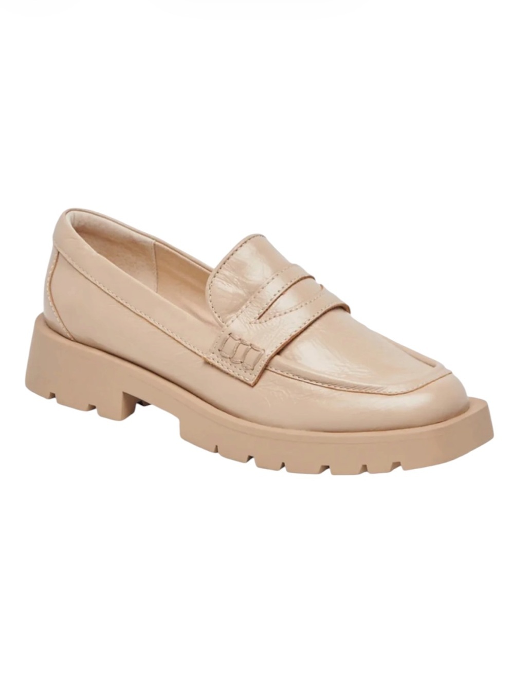 Dolce‎ Vita Elias Leather Loafer Size 8.5 Wide  NEW with Flaw